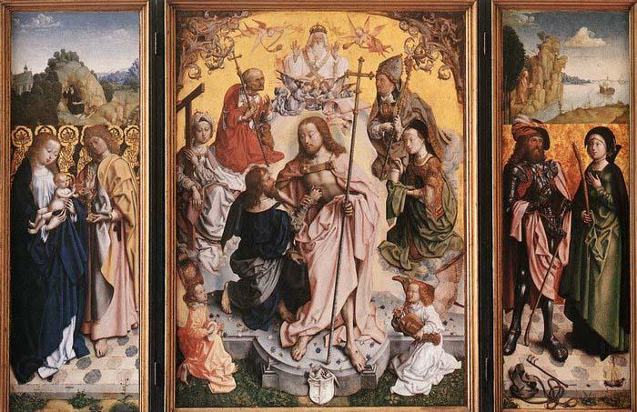 MASTER of the St. Bartholomew Altar St Thomas Altarpiece Spain oil painting art